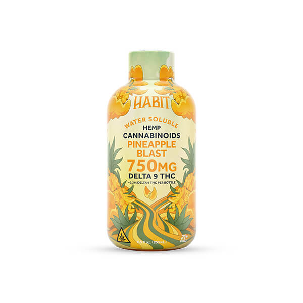 750mg Delta 9 THC Syrup - Pineapple