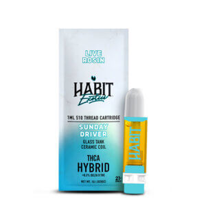 1G THCA Live Rosin Exotic Cartridge – Sunday Driver