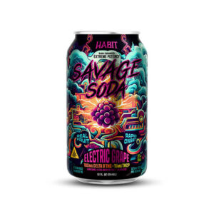 Delta 9 Savage Soda - Electric Grape
